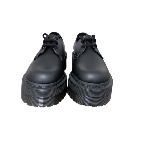 *SOLD* New! Dr. Martens Vegan 1461 Mono Felix Platforms in Black - Size 6 - Picture 7 of 10
